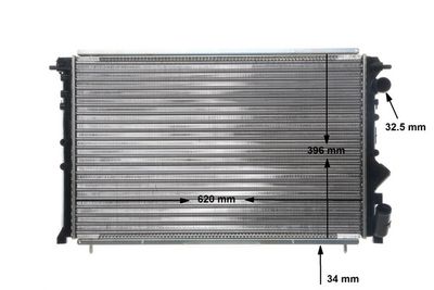 RADIATOR RACIRE MOTOR MAHLE CR452000S 12