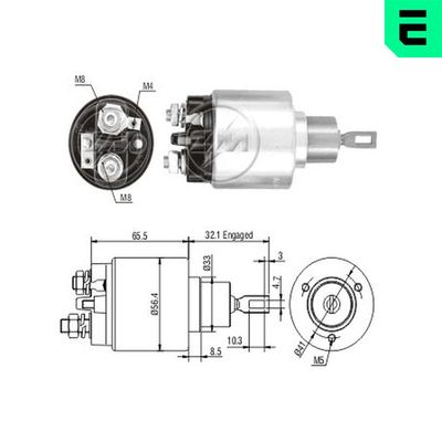 Elektromagnetický spínač, startér ERA ZM578