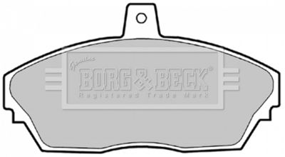 BORG & BECK BBP1629 Тормозные колодки и сигнализаторы  для TATA  (Тата Лоадбета)