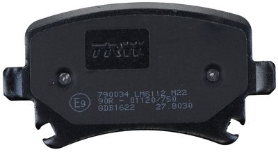 Комплект тормозных колодок, дисковый тормоз GDB1622