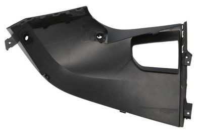 Bumper hoek Voor Links (met parkeersensor gaten, zwart) past: LAND ROVER DEFENDER II 09.19-