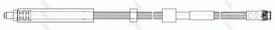 Remleiding/slang flexibel Voor Links/Rechts 1 pc. (lengte 450mm, M10x1/M10x1) past: CITROEN BERLINGO, BERLINGO MULTISPACE, C4 GRAND PICASSO I, C4 PICASSO I  PEUGEOT PARTNER 1.2-Electric 10.06-