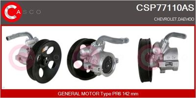 CASCO Hydraulikpumpe, Lenkung Brand New HQ (CSP77110AS)