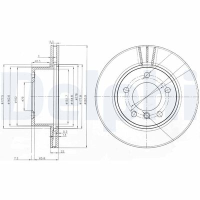 DISC FRANA DELPHI BG3899