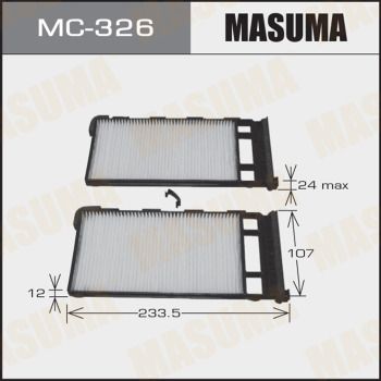 Фильтр, воздух во внутренном пространстве MASUMA MC-326 для INFINITI QX4