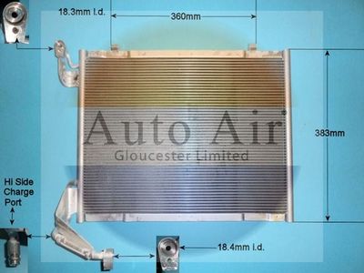 Condenser, air conditioning Auto Air Gloucester 16-1411