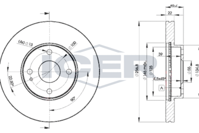 Тормозной диск ICER 78BD3256-2 для MAZDA MX-3