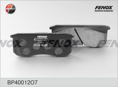 Комплект тормозных колодок, дисковый тормоз FENOX BP40012O7 для UAZ PATRIOT