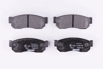 Комплект тормозных колодок, дисковый тормоз HELLA 8DB 355 006-081 для NISSAN SUNNY