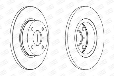 BREMSSCHEIBE CHAMPION 562124CH 1