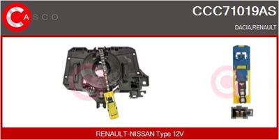 Vinutá pružina, airbag CASCO CCC71019AS
