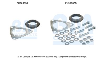 Монтажен комплект, катализатор BM Catalysts FK90663