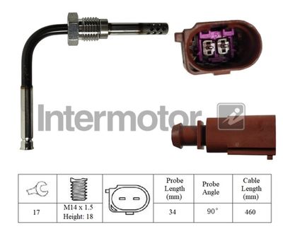 Sensor, exhaust gas temperature Intermotor 27228