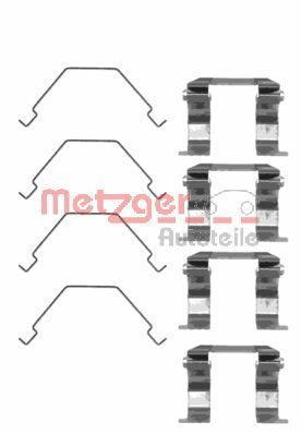 Комплектующие, колодки дискового тормоза METZGER 109-1158 для MAZDA PREMACY