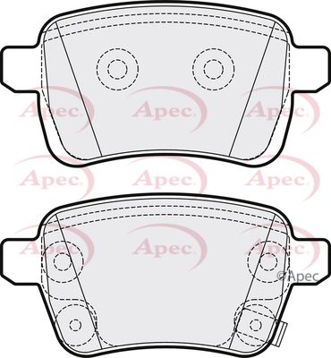 Brake Pad Set APEC PAD2064