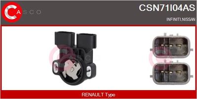 SENZOR POZITIE CLAPETA ACCELERATIE