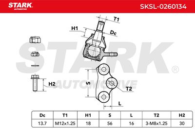 Шарнири STARK SKSL-0260134