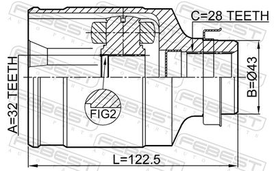 Joint Kit, drive shaft 0511-MZ5RH