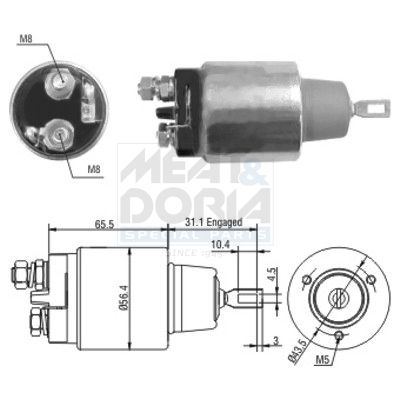 SOLENOID ELECTROMOTOR