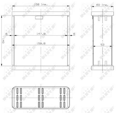 RETEA RADIATOR RACIRE MOTOR NRF 13973 1