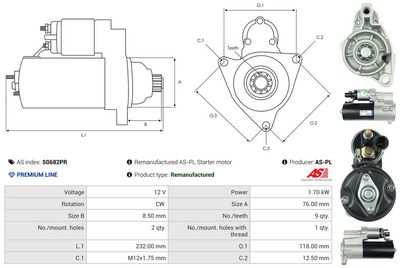 STARTER AS-PL S0682PR 4