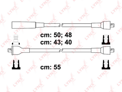 Комплект проводов зажигания LYNXauto SPC4605 для LADA 1200-1500