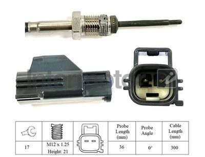 Sensor, exhaust gas temperature Intermotor 27341