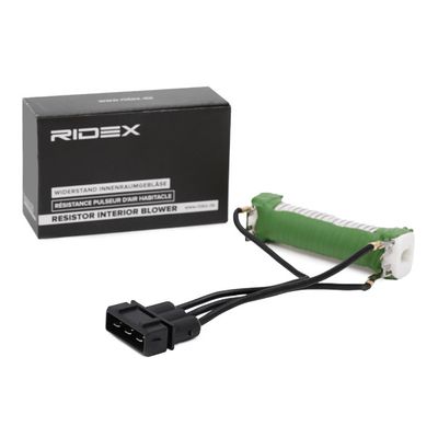 Предв. съпротивление, електромотор (вентилатор на радиатора) RIDEX 4145R0003