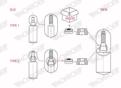 AMORTIZOR MONROE MR260 4