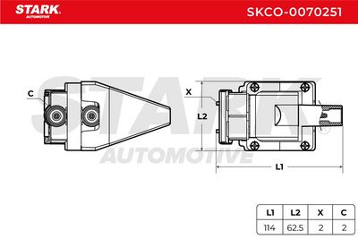запалителна бобина STARK SKCO-0070251