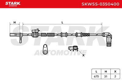 датчик, обороти на колелото STARK SKWSS-0350400