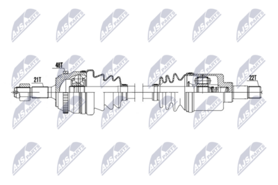полуоска NTY NPW-PE-143