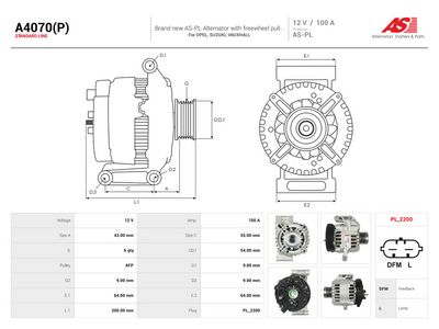 Generator AS-PL A4070(P)