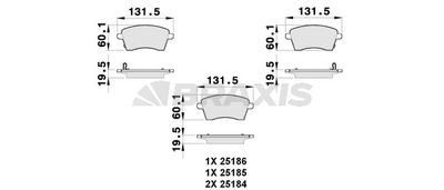 BRAXIS AB0259 Тормозные колодки и сигнализаторы для KIA VENGA (YN) 1.4 CRDi 75 BRAXIS AB0259 Тормозные колодки и сигнализаторы для KIA VENGA (YN) 1.4 CRDi 75