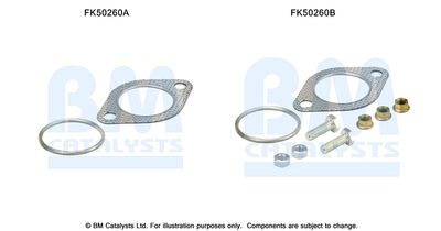Монтажен комплект, изпускателна тръба BM Catalysts FK50260