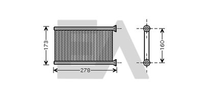 EACLIMA 45C07020 Радиатор печки  для BMW X4 (Бмв X4)