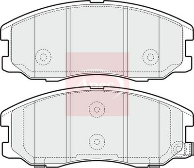 APEC Brake Pad Set, disc brake PAD1574