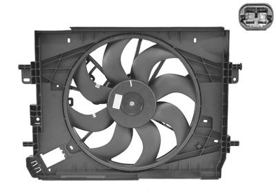 VAN WEZEL 4373746 Вентилятор системы охлаждения двигателя  для DACIA LOGAN (Дача Логан)
