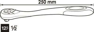 Prepínacia račňa VIGOR V6012