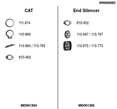 SISTEM DE ESAPAMENT FA1 WN000682