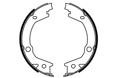 E.T.F. 09-0695 Ремкомплект барабанных колодок  для HYUNDAI TUCSON (Хендай Туксон)