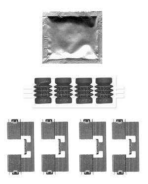 BORG & BECK BBK1504 Скобы тормозных колодок  для CHEVROLET  (Шевроле Траx)