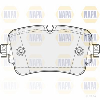 Brake Pad Set NAPA NBP1628