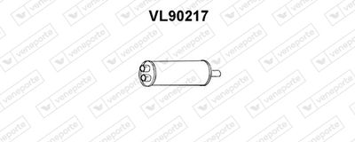 Предглушитель выхлопных газов VENEPORTE VL90217 для VOLVO 164