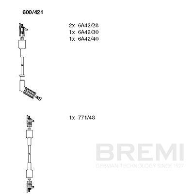 SET CABLAJ APRINDER BREMI 600421