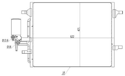 KONDENSATOR KLIMAANLAGE