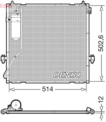 DENSO Kondensator, Klimaanlage