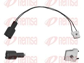 Styk ostrzegawczy, zużycie okładzin hamulcowych REMSA 001005