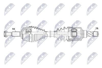 полуоска NTY NPW-RE-295