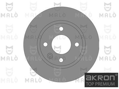 Тормозной диск AKRON-MALÒ 1110652 для SKODA FELICIA